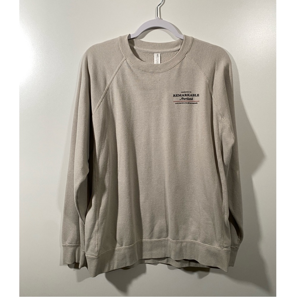 Maker's Mark x Remarkable Portland Art Sweatshirt in Size Large Gray Colorful - Picture 3 of 8